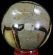 Polished Septarian Sphere - Madagascar #67831-1